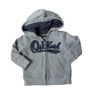 Oshkosh zip up hoodie. Baby size 6 months.